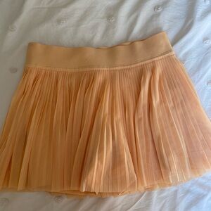 Lululemon Peach Pleated Women's Skirt